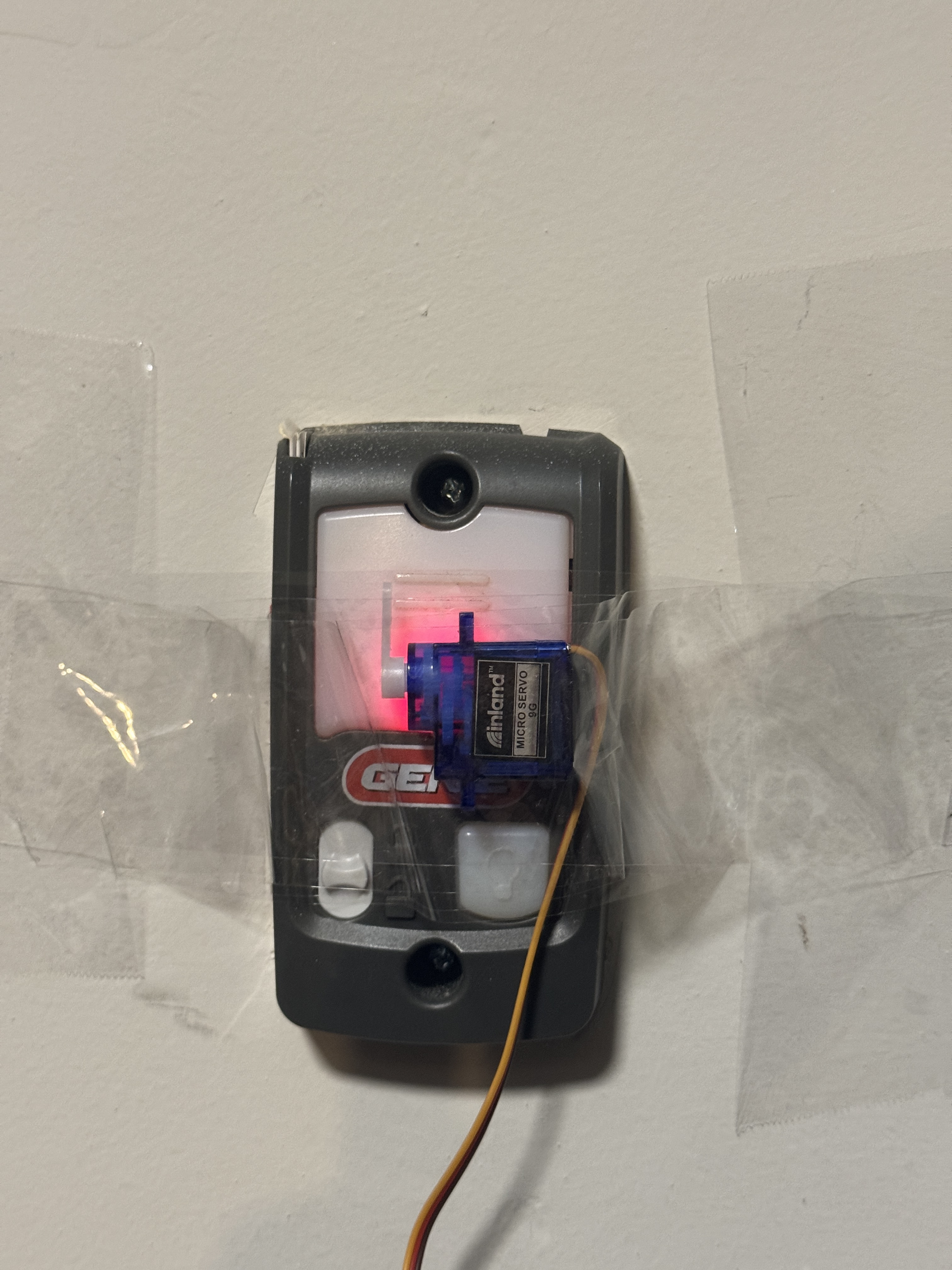 completed project on the wall